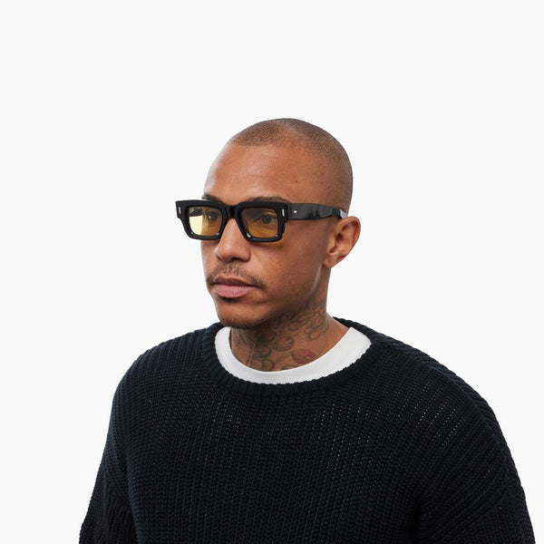 Ares / Black Acetate & Yellow Lens - Shade Files